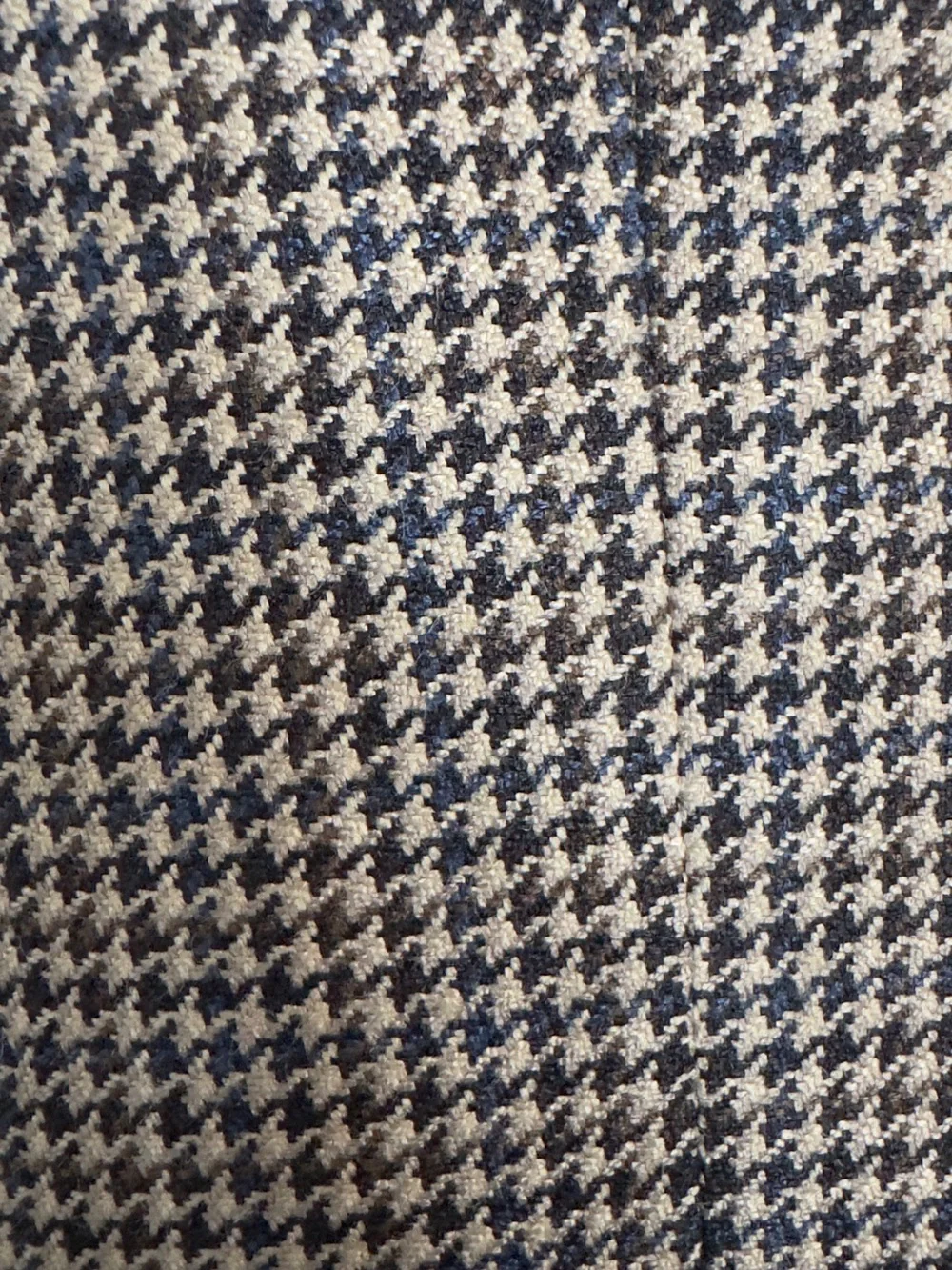 Ralph Lauren Lauren 100% Silk Houndstooth Blazer Sport Coat Men’s 44R Classic